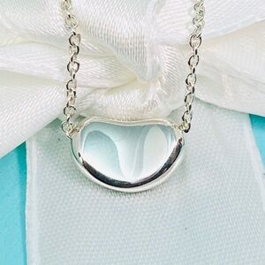 Tiffany & co mini bean Elsa Peretti 16” 11mm 925 silver w/box